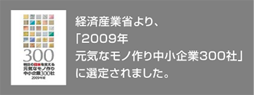 2009年元気なモノ作り中小企業300社